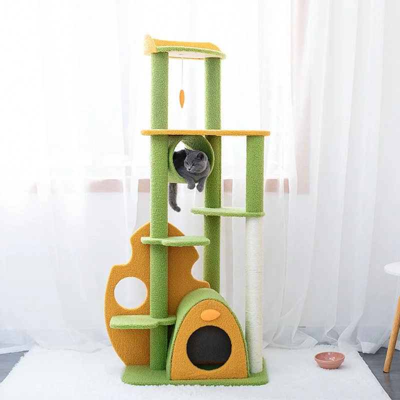 - Smart cat litter box with automatic cleaningMARTINA Plant Style Cat Climbing Tree