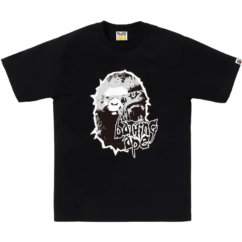 - Winter dog thick down jacketBAPE Mad Ape Head Tee Black