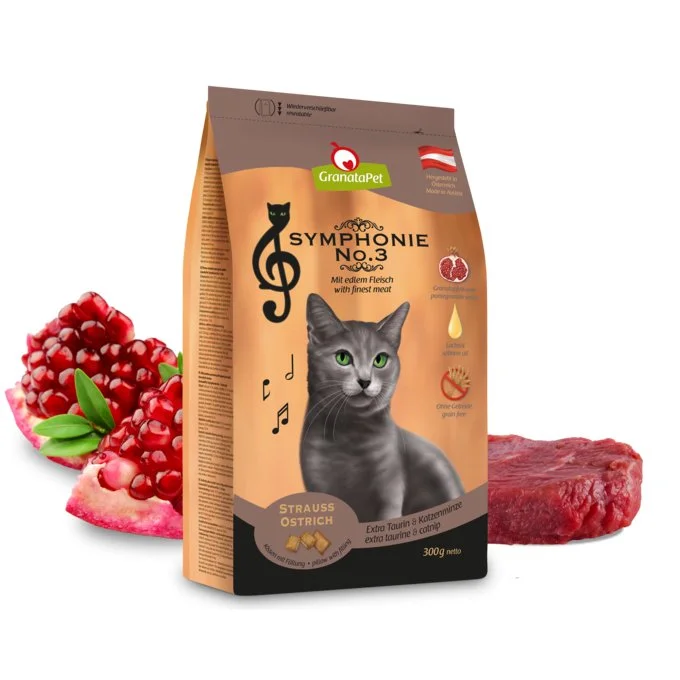 - ​​Christmas pet Christmas clothingGRANATAPET Cat Dry Food Symphonie NO. 3 OSTRICH 300g