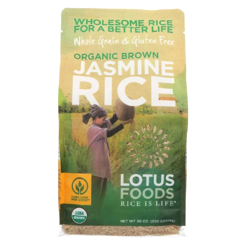 - Air box TSA certified check-inLotus Foods - Organic Brown Jasmine Rice, 30 Oz