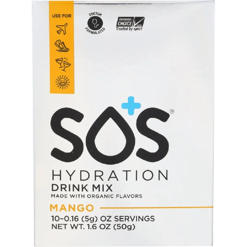 ---SOS Hydration - Electrolyte Drink mix Mango, 1.6 oz