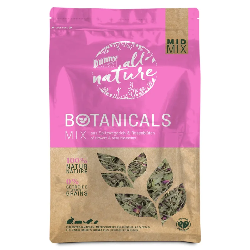 - Foldable and portable cat bagBunny Nature Botanicals Mid Mix Ribworts & Rose Blossoms 120g