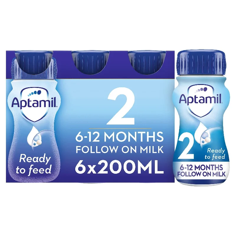 - Air box TSA certified check-inAptamil 2 Follow On Baby Milk Formula Liquid 6-12 Months Multipack Ready To Feed 6x200ml