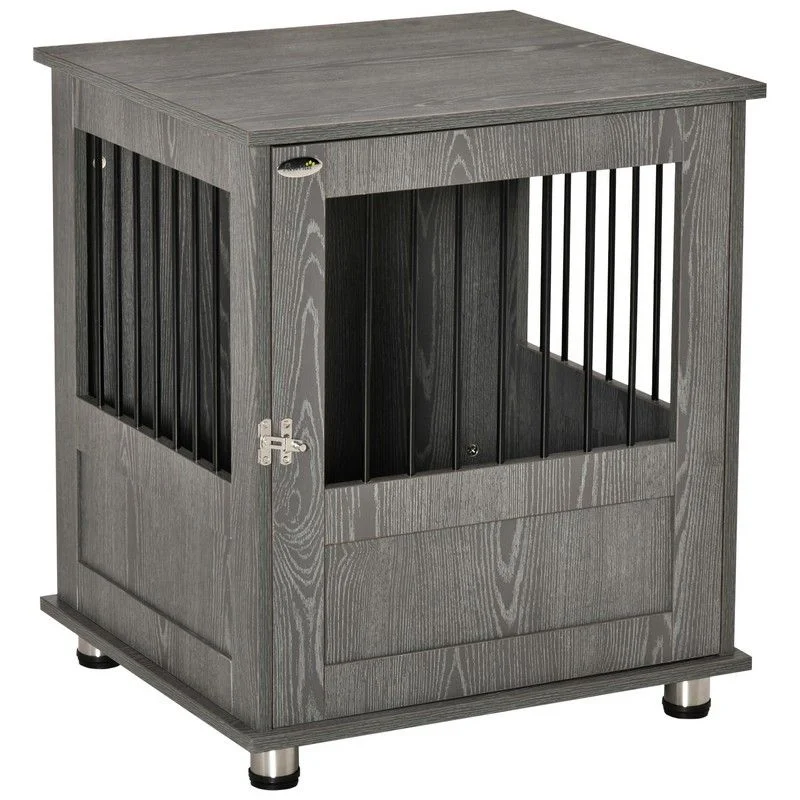 - Automatic temperature adjustment cat bedPawHut Dog Crate Furniture End Table