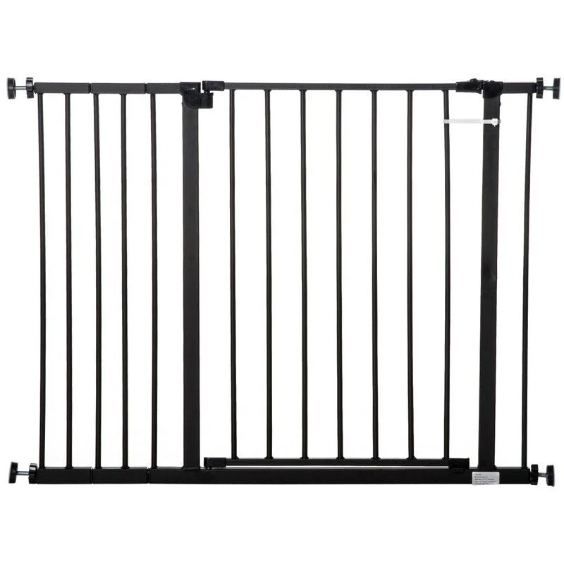 - Pet tear stain cleaning wipesPawHut Pressure Fitted Pet Dog Safety Gate Metal Fence Extending 76-107cm Wide