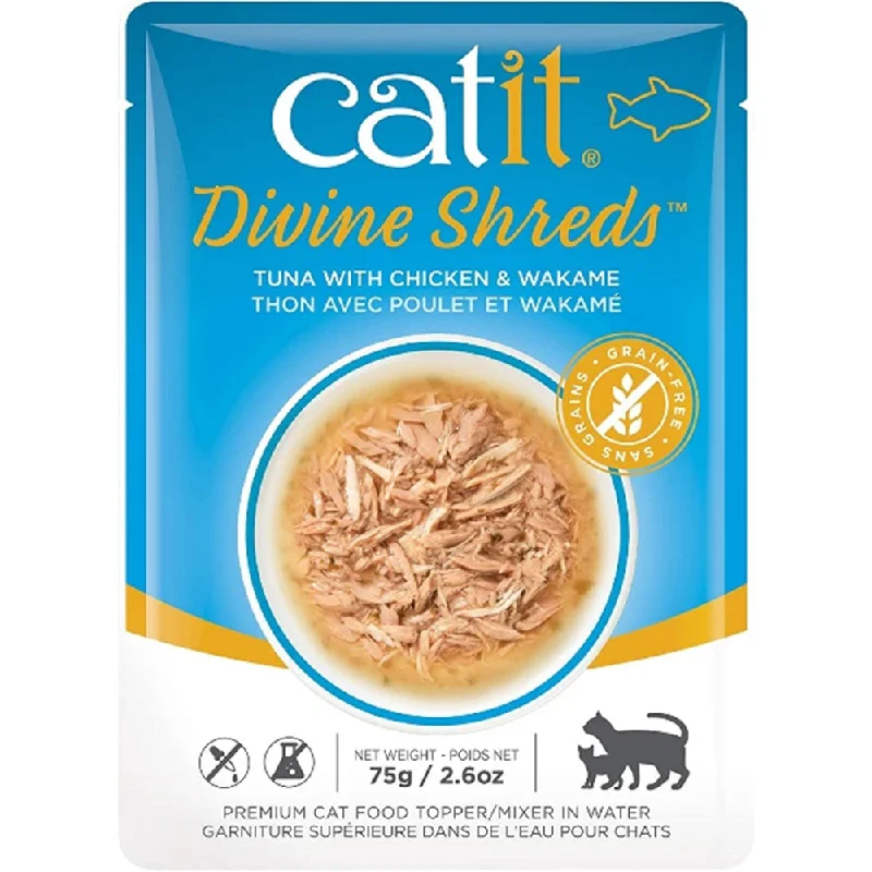 - Pet diabetes prescription foodCatit Divine Shreds Tuna with Chicken & Wakame 75g (EXPIRY 21 FEB 2025)