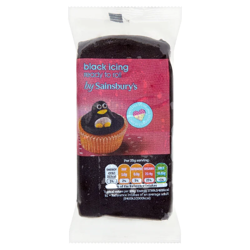 - Pet monitor with cameraSainsbury's Ready to Roll Black Icing 250g