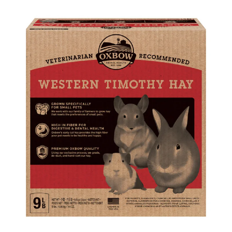 - Air box TSA certified check-inOxbow Western Timothy Hay 9lb