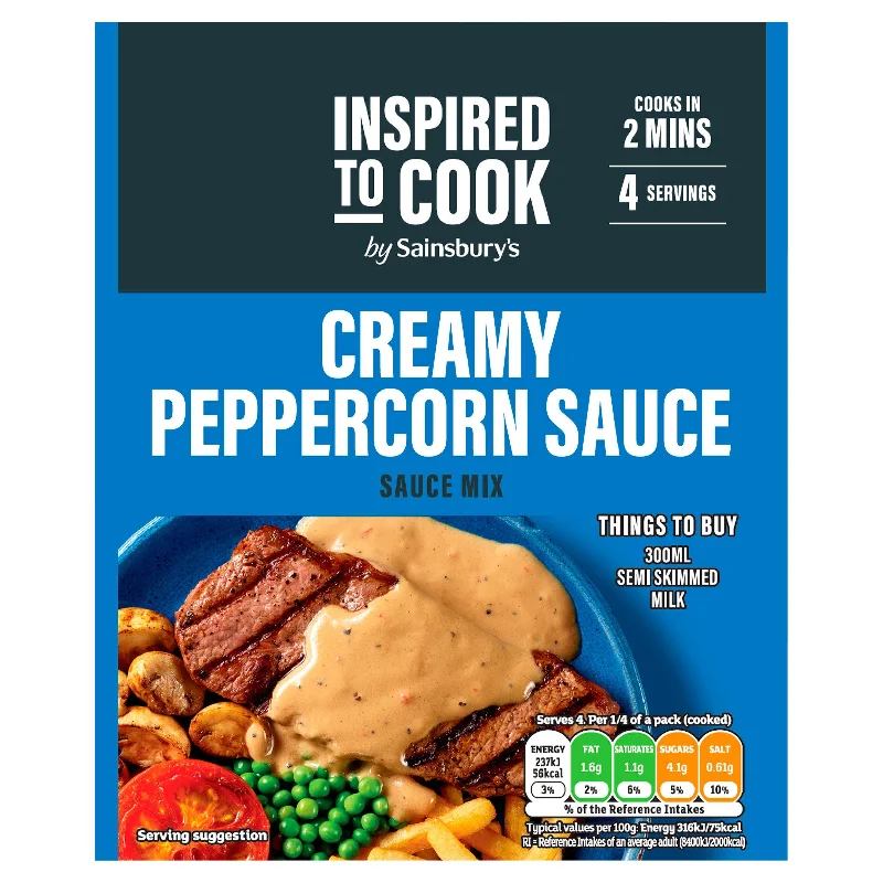 - Dog disposable foam shower gelSainsbury's Creamy Peppercorn Sauce Mix, Inspired to Cook 25g