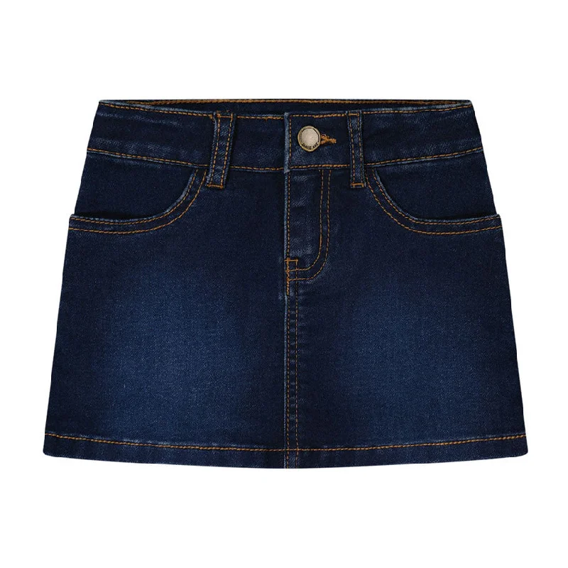 ---Jamie Kay Adrienne Denim Skirt - Indigo Denim