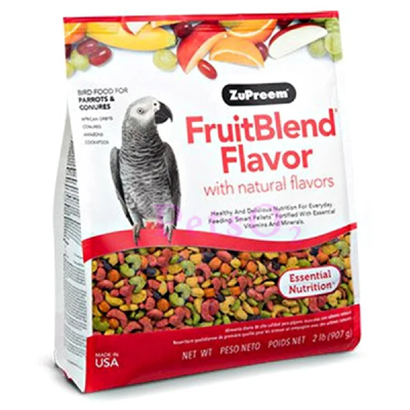 - Pet tear stain cleaning wipesZupreem Fruitblend for Medium - Large Birds 2lb