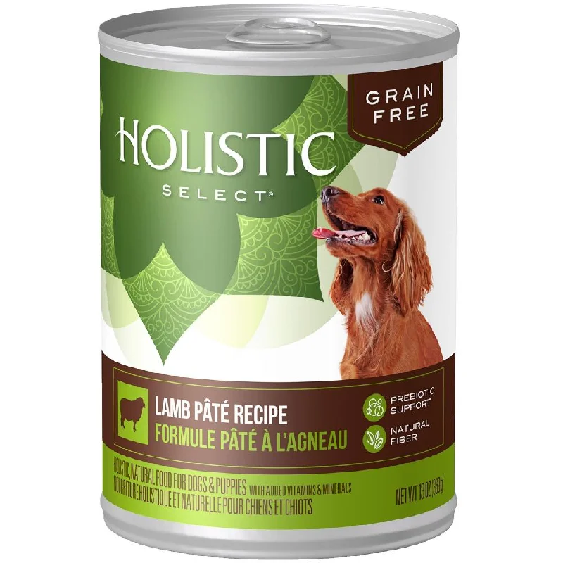 ---Holistic Select Natural Grain Free Lamb Pate Canned Dog Food