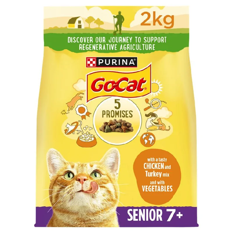    - Grain-free cat food recommendations  Go-Cat Senior Dry Cat Food Chicken Rice and Veg