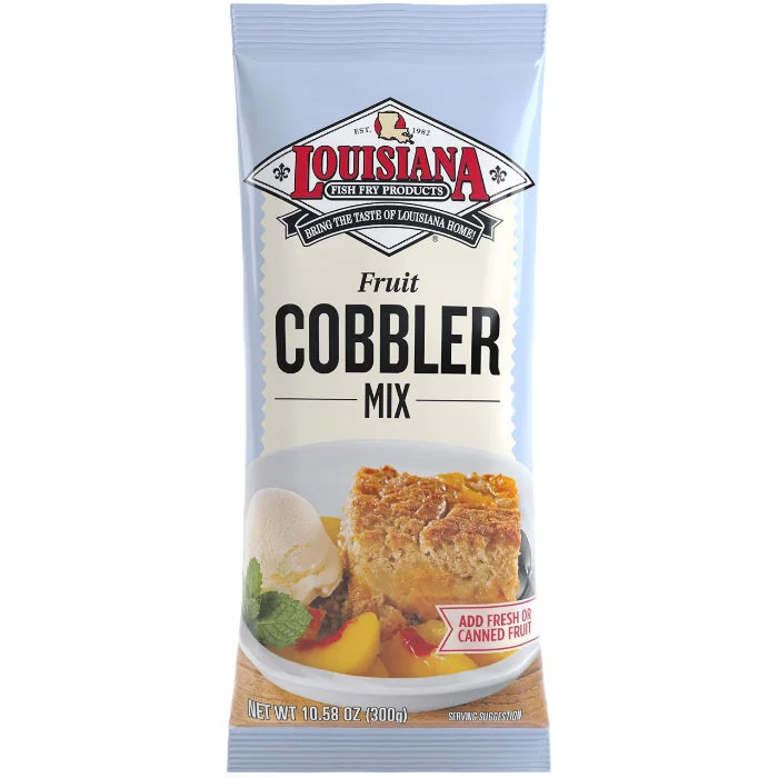 - Organic cotton dog bibsLouisiana Fish Fry - Cobbler Mix, 10.58 Oz - Pack of 12