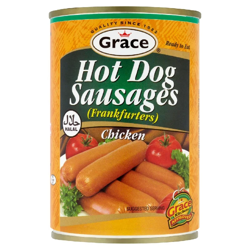 - Pet vitamin complex nutrition tabletsGrace Halal Chicken Hot Dog Sausages 400g