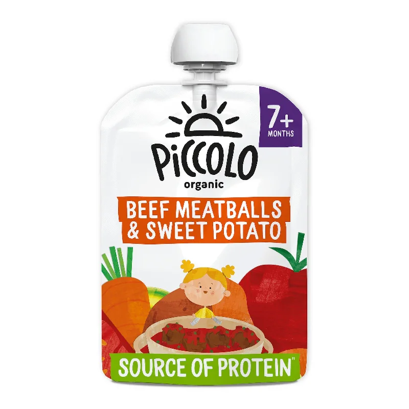 - Parrot climbing and standing wooden framePiccolo Organic Grass Fed Beef Meatballs & Sweet Potato 7 Months+ 130g