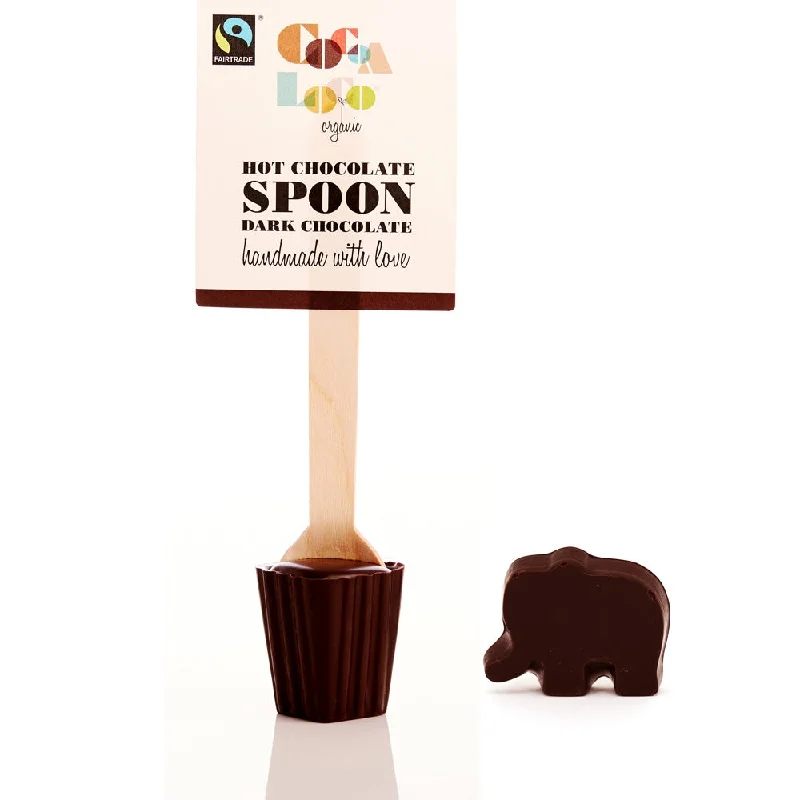 - Air box TSA certified check-inCocoa Loco Babipur Dark Hot Chocolate Spoon & Elephant - Vegan