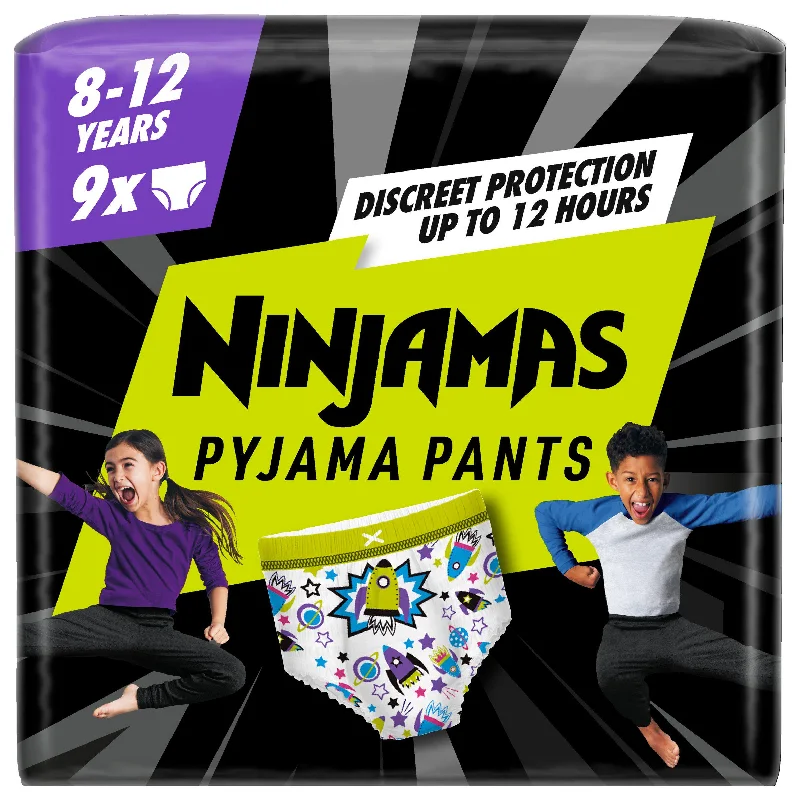 - Cat anti-jump window safety netPampers Ninjamas Pyjama Pants Boys 8-12 Years x9