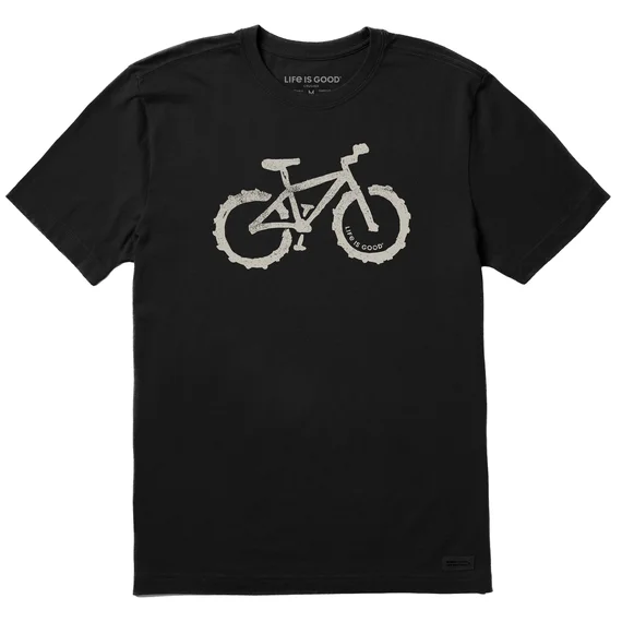 - Custom pet birthday cakeMen's Fat Tire Mountain Bike Short Sleeve Tee