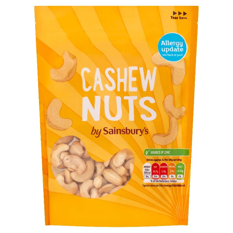 - Natural latex pet mattressSainsbury's Cashew Kernels 200g