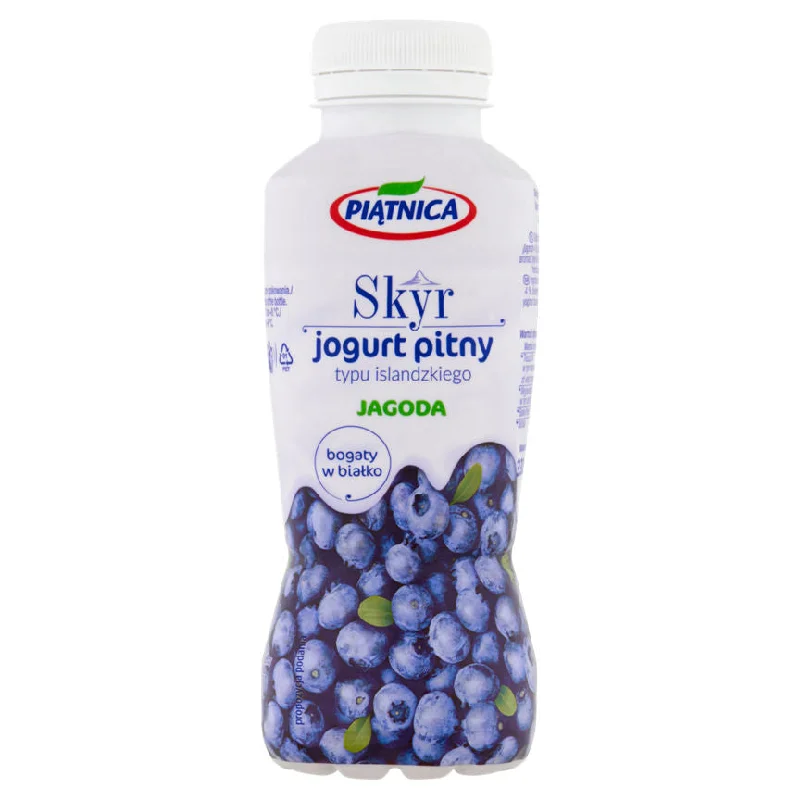 - Degradable pet feces bagPiatnica Skyr Icelandic Type Yoghurt Jagoda/Blueberry 350g